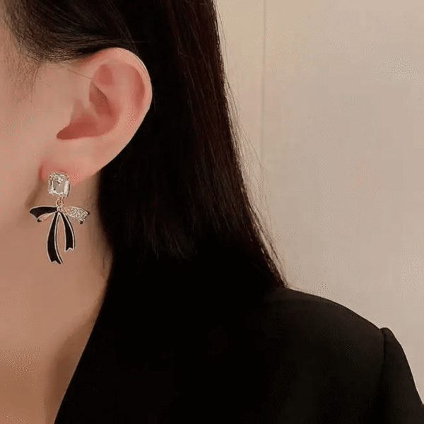Korean Bow Earring