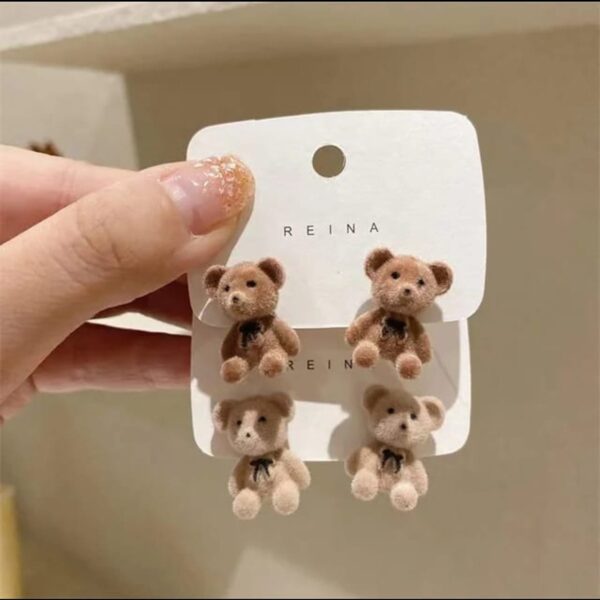 Teddy Bear Korean Earring