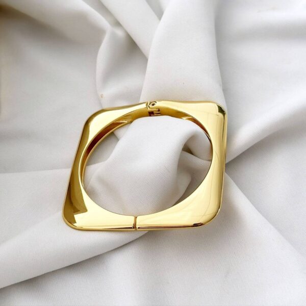 Gold Plated Square Bracelet