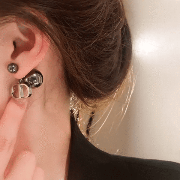 Black Pearl Korean Earring