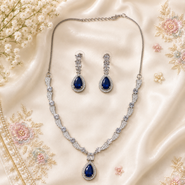 AD CLASSY BLUE NECKLACE