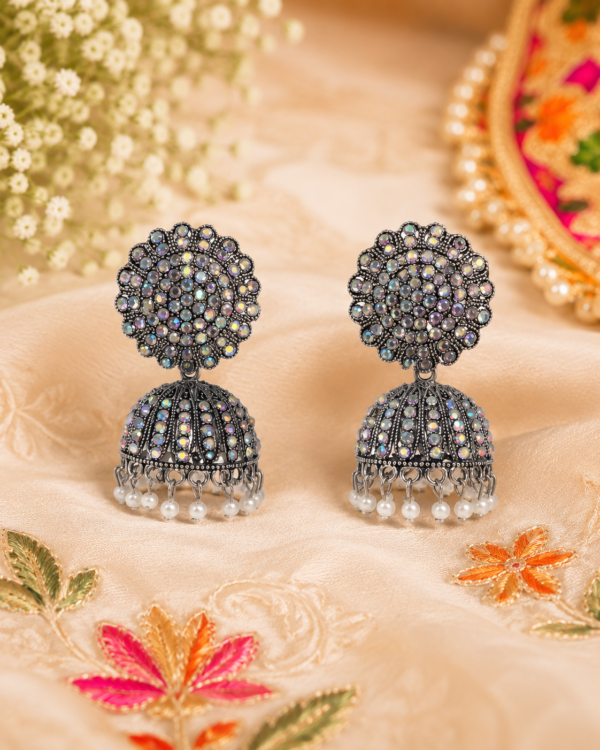 BLACK METAL JHUMKA